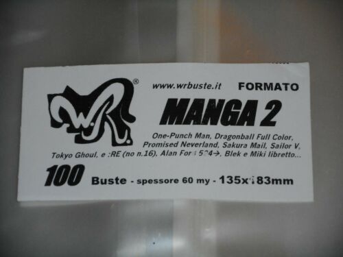Bustine protettive WR formato Manga 2 - Pacco 10