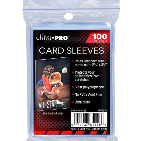 Standard Sleeves - Classic Clear (100 Bustine) - Ultra Pro – Collectifyshop