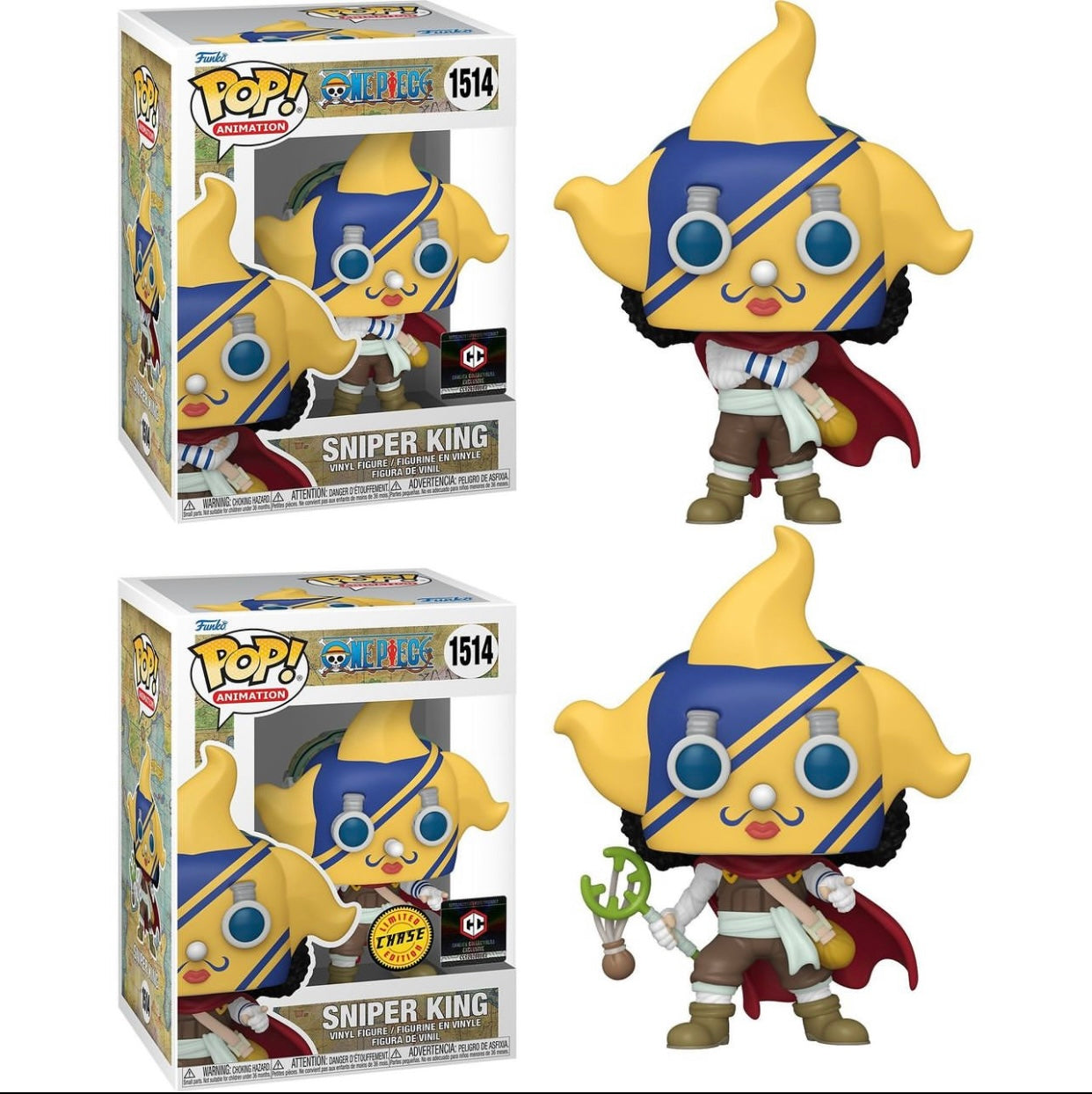 One Piece: Funko Pop! Animation - Sniper King - Chalice Pre-Relase - Regular + Chase