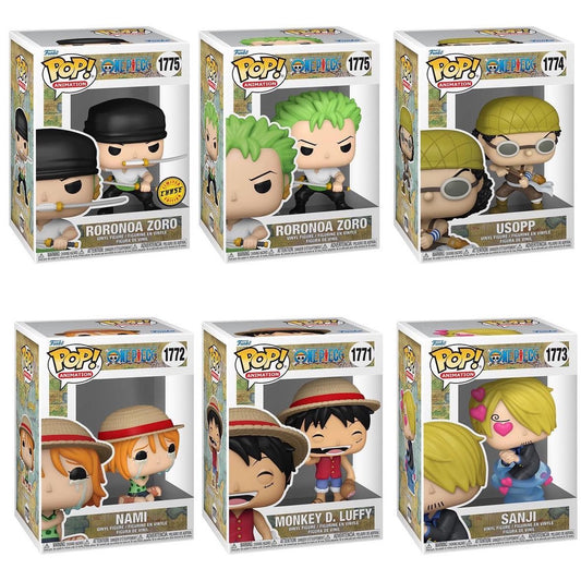 One Piece: Funko Pop! Animation - Bundle completo One Piece Dressrosa