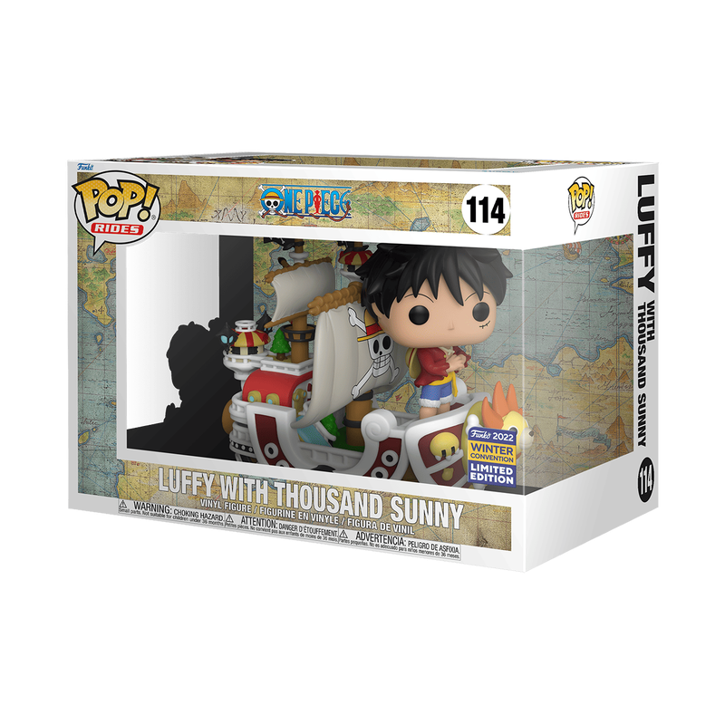 One Piece: Funko Pop! Animation - Luffy With Thousand Sunny - Leggermente danneggiato