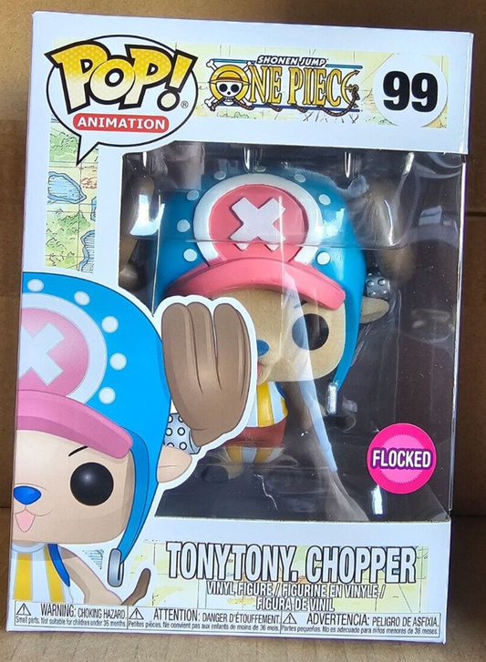 One Piece: Funko Pop! Animation -  Tony Chopper Flocked