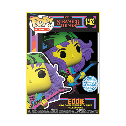 Stranger Things: Funko Pop! Television - Hunter Eddie With Guitar (Black Light)