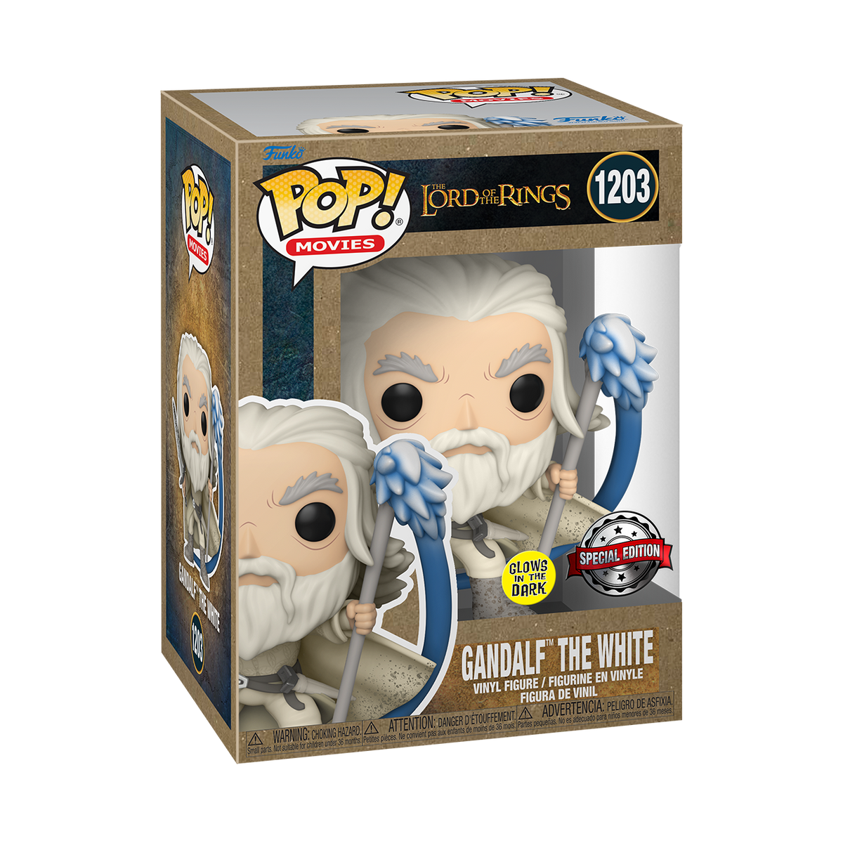 Lord Of The Rings (The): Funko Pop! Movies - Gandalf With Sword & Staff (Gw) (Vinyl Figure 1203)