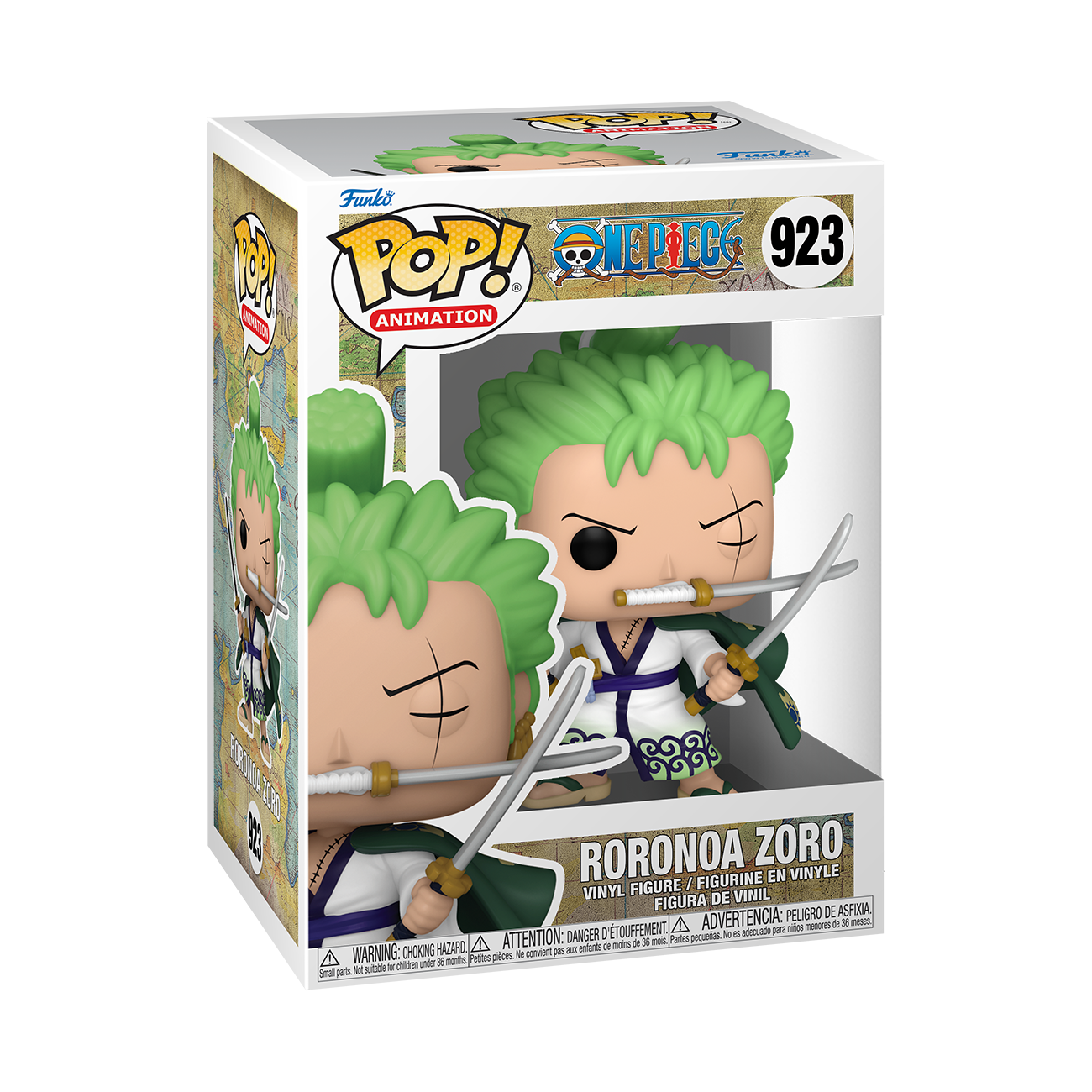 Animation POP! One Piece Vinyl Figure Roronoa Zoro 9cm!