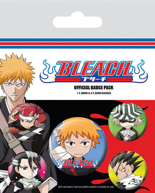 Bleach: Pyramid - Chibi Characters (Pin Badge Pack / Set Spille)