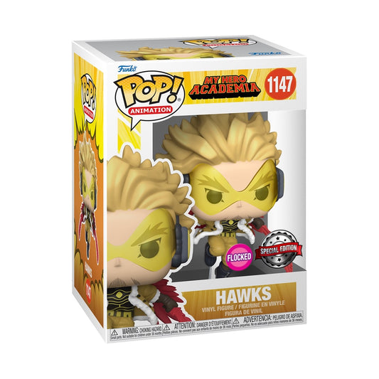 My Hero Academia: Funko Pop! Animation - Hawks (Flocked)